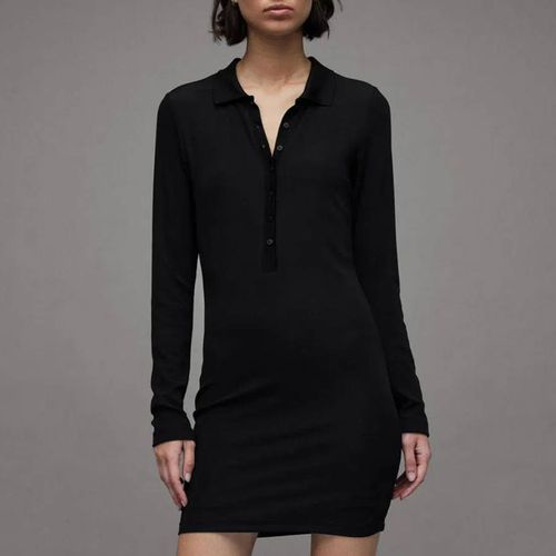 Black Holly Polo Mini Dress - AllSaints - Modalova