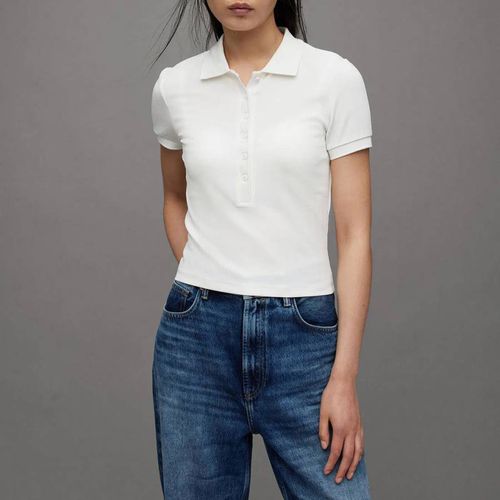 Hallie Short Sleeve Polo Shirt - AllSaints - Modalova