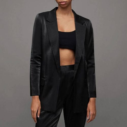 Black Aleida Shine Blazer - AllSaints - Modalova