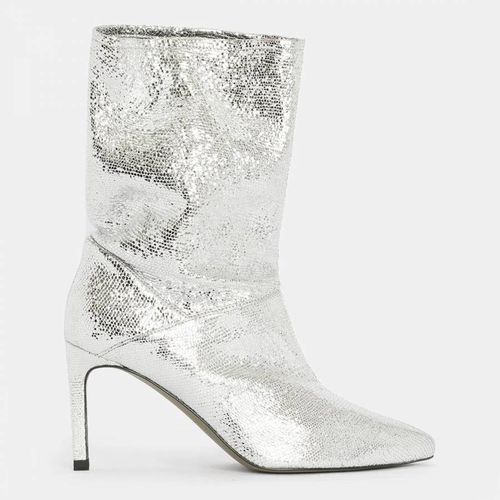 Orlana Shimmer Leather Ankle Boots - AllSaints - Modalova