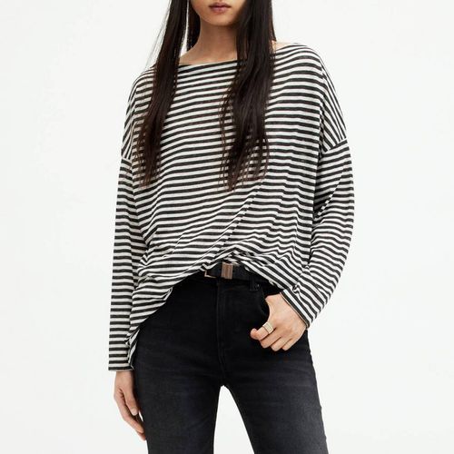 White Rita Striped Top - AllSaints - Modalova