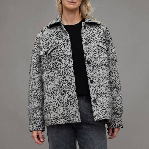 Luella Animal Print Wool Blend Jacket - AllSaints - Modalova