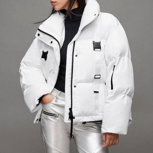 White Luna Puffer Jacket - AllSaints - Modalova