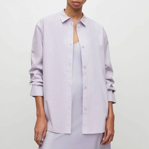 Lilac Sasha Lone Sleeve Cotton Shirt - AllSaints - Modalova