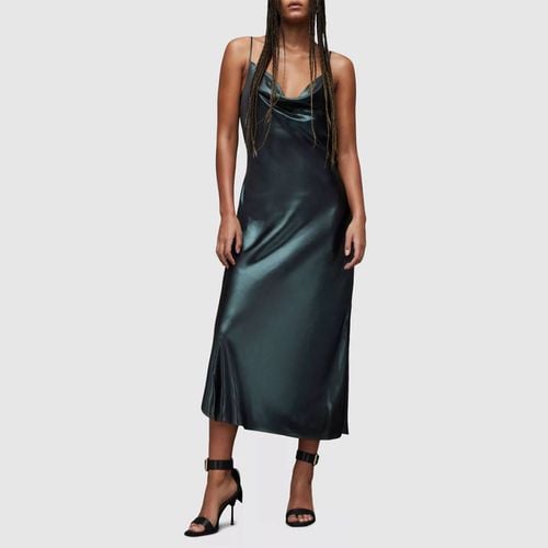 Dark Green Hadley Midi Dress - AllSaints - Modalova