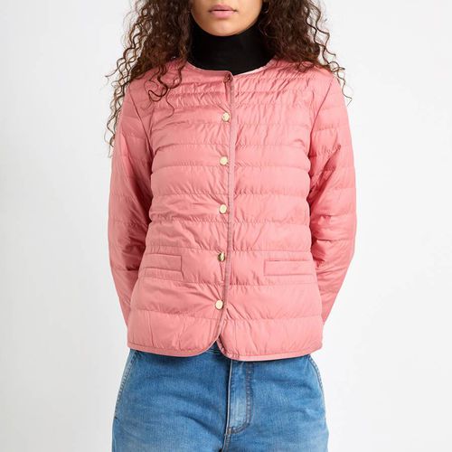 Rose Padded Round Neck Jacket - Pennyblack - Modalova