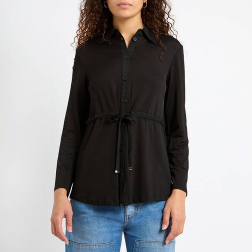 Black Drawstring Waist Shirt - Pennyblack - Modalova