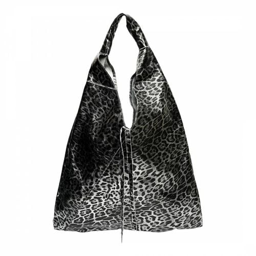 Silver Carla Ferreri Hobo Bag - Carla Ferreri - Modalova