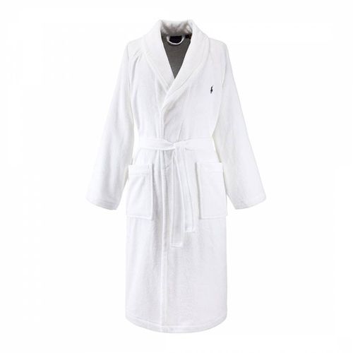 Player L/XL Bath Robe White - Ralph Lauren - Modalova