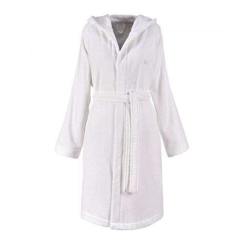 Plain XL Hooded Robe Ice - Hugo Boss - Modalova