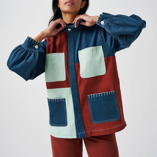 Rust/Teal Pablo Jacket - Seventy + Mochi - Modalova