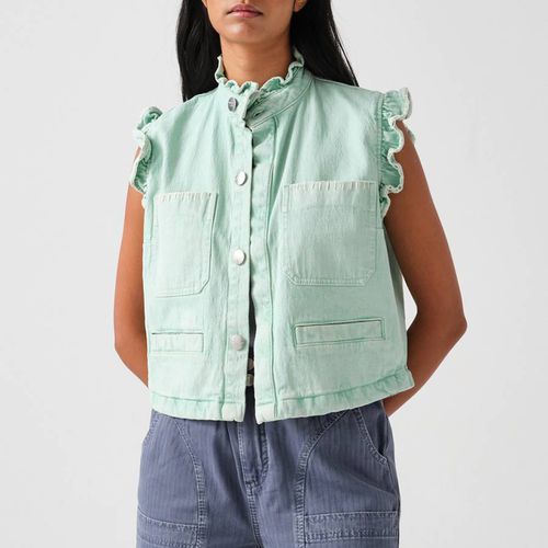 Washed Mint Pablo Waistcoat - Seventy + Mochi - Modalova