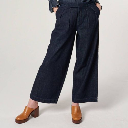 Indigo Rinse Penelope Trouser - Seventy + Mochi - Modalova