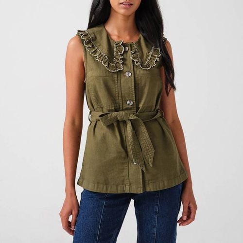 Khaki Rinse Phoebe Waistcoat - Seventy + Mochi - Modalova