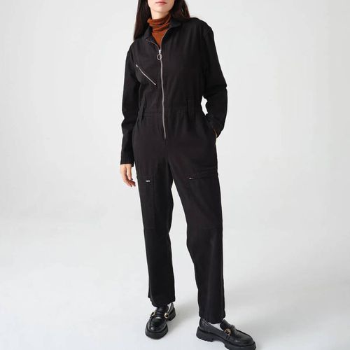 Black Amelia Cotton Jumpsuit - Seventy + Mochi - Modalova