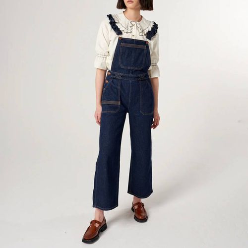 Dark Vintage Elodie Frill Dungaree - Seventy + Mochi - Modalova