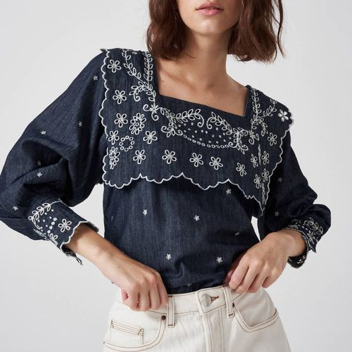 Navy Millie Blouse - Seventy + Mochi - Modalova