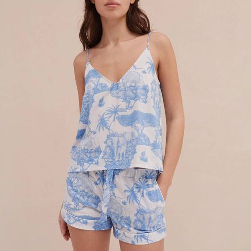 Cami Top and Shorts Set Loxodonta Print - Desmond & Dempsey - Modalova