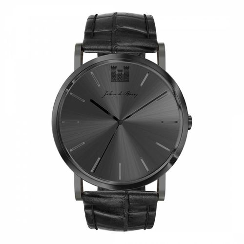 Mens Black Saint-Remy Watch 40mm - Julien De Bourg - Modalova