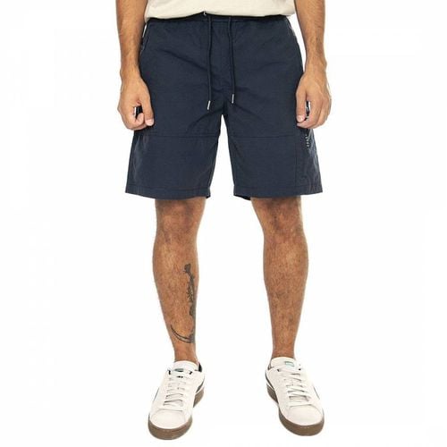 Navy Mattawa Cotton Shorts - Penfield - Modalova