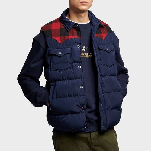 Navy Rockford Puffer Vest - Penfield - Modalova