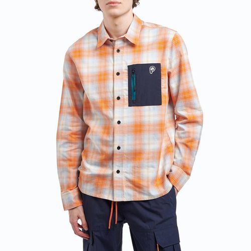 Orange Check Cotton Shirt - Penfield - Modalova