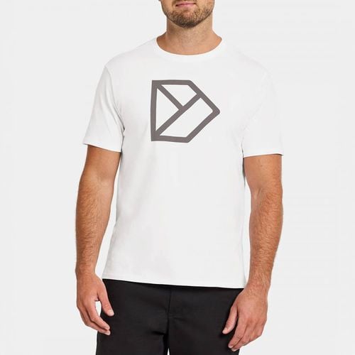 White Logo Graphic Cotton T-Shirt - Didriksons - Modalova