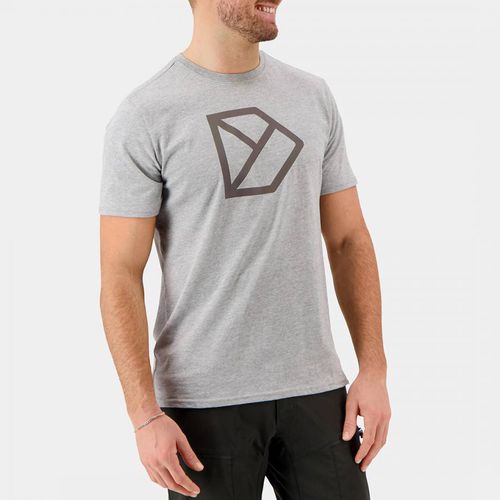 Grey Logo Graphic Cotton T-Shirt - Didriksons - Modalova