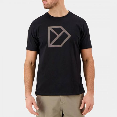 Black Logo Graphic Cotton T-Shirt - Didriksons - Modalova