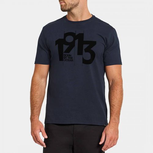 Navy Heritage Cotton T-Shirt - Didriksons - Modalova