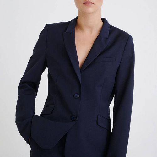 Navy Wool Blend Billaa Blazer - Inwear - Modalova