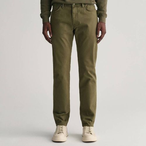 Khaki Slim Stretch Desert Jeans - Gant - Modalova