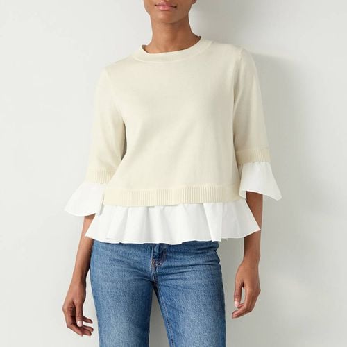 Cream Maisie Top - L K Bennett - Modalova