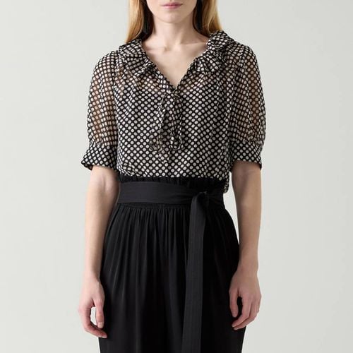 Black/White Polka Dot Coco Blouse - L K Bennett - Modalova