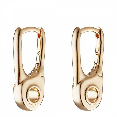 Gold Carabiner Earrings - Otiumberg - Modalova