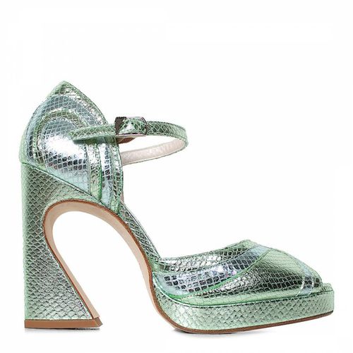 Lillita Aqua Blue Leather Heels - Terry De Havilland - Modalova