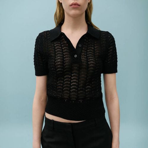 Black Knitted Top - Mango X Victoria Beckham - Modalova