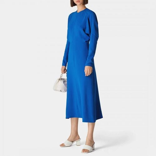 Blue Dolman Midi Dress - Victoria Beckham - Modalova