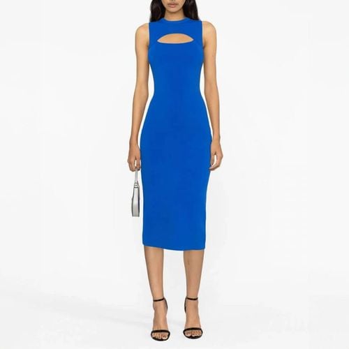 Blue Vb Body Sleeveless Cut Out Midi Dress - Victoria Beckham - Modalova