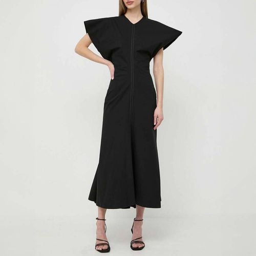 Black Drape Shoulder Dress - Victoria Beckham - Modalova