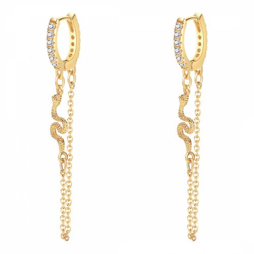 K Gold Divine Serpentine Earrings - Celeste Starre - Modalova