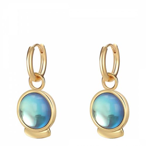 K Gold Crystal Ball Earrings - Celeste Starre - Modalova