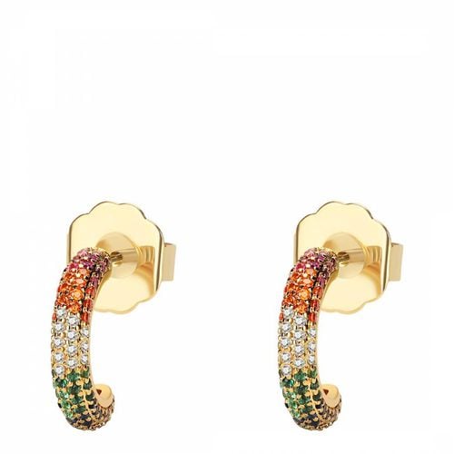 K Gold Double Rainbow Earrings - Celeste Starre - Modalova