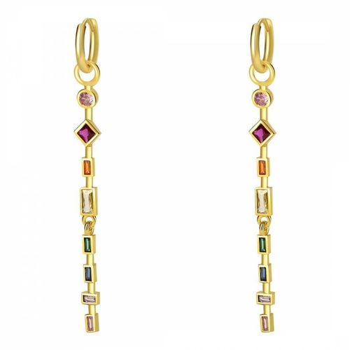 K Gold Rainbow Rain Earrings - Celeste Starre - Modalova