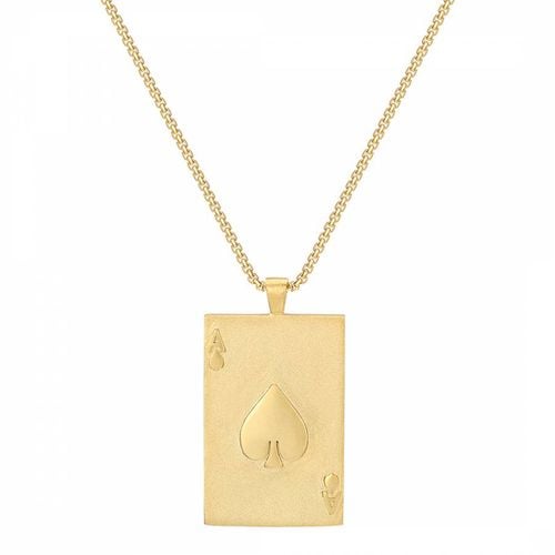 K Gold Ace of Spades Necklace - Celeste Starre - Modalova