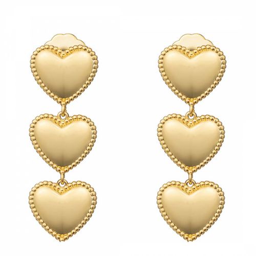 K plated Waterfall Of Love Earrings - MeMe London - Modalova