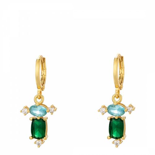 K gold plated Isadora Earrings - MeMe London - Modalova