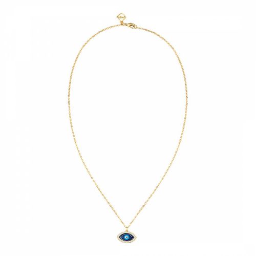 K plated Eyes Of Mykonos Necklace - MeMe London - Modalova