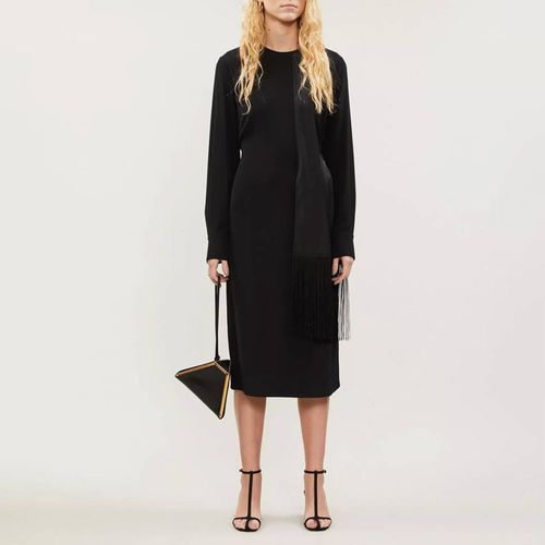 Black Fringe Scarf Dress - Victoria Beckham - Modalova