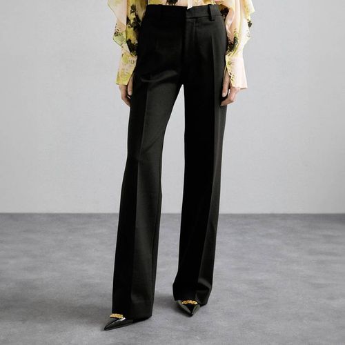 Black Tailored Straight Leg Trouser - Victoria Beckham - Modalova